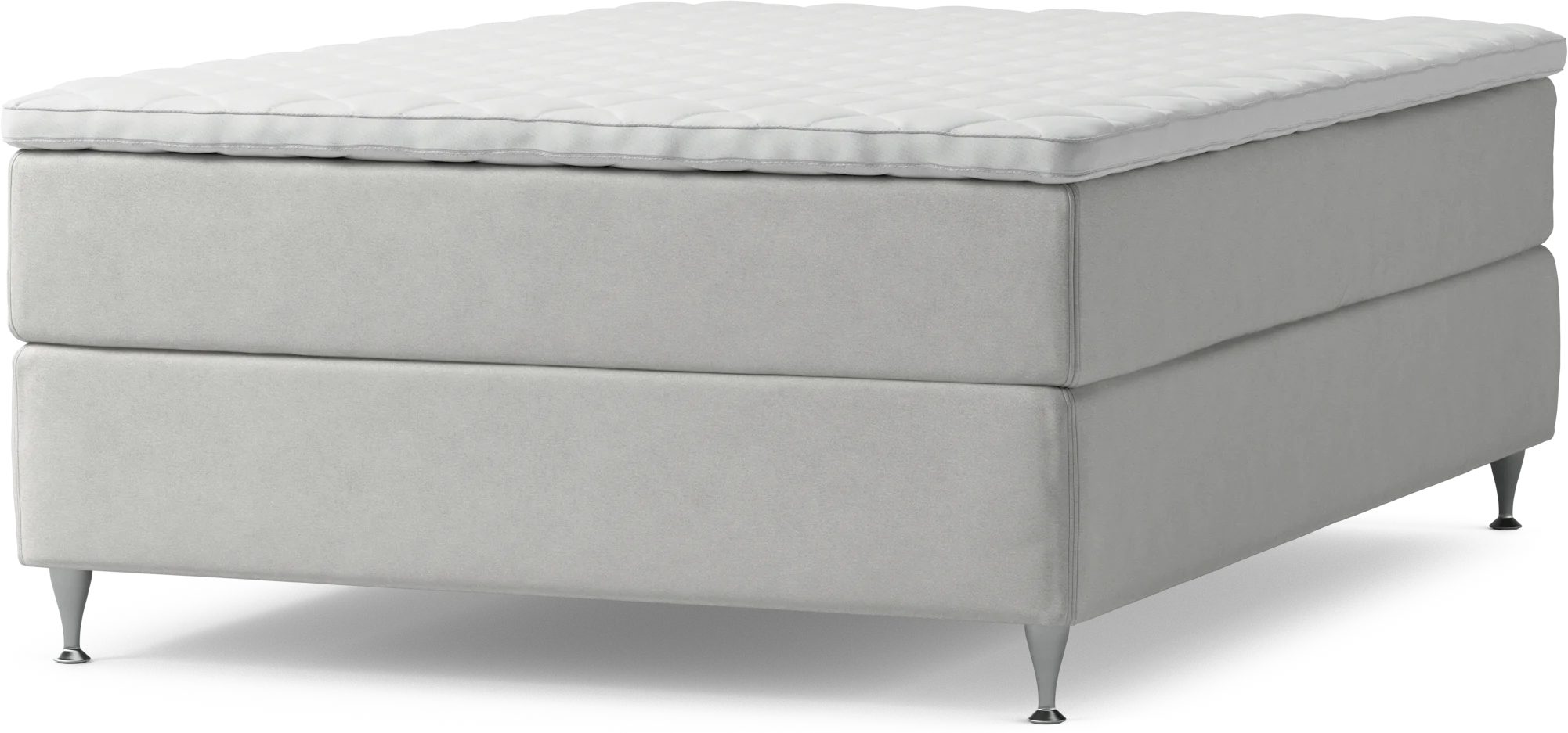 Delux Dream Kontinentalsäng, enkelsäng 140 cm med bäddmadrass och sängben aMj3X