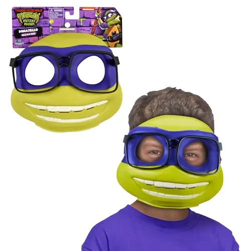 Ninja Turtles, Turtle Mask, maskeraddräkt, Donatello, för barn från 4 år, TU8252 8056379164630