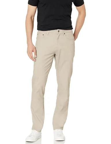 Amazon Essentials Herr Athletic Fit 5 ficka stretch twill byxa (finns i stora och långa), sten, 38 B x 28 L 193548654146