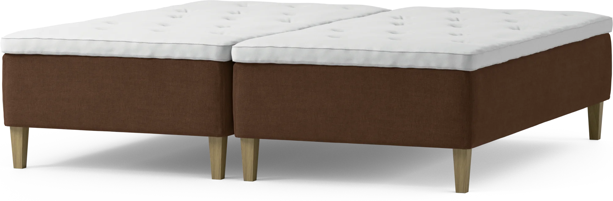 Delux Dream Ramsäng, dubbelsäng med bäddmadrass och sängben JZtkD