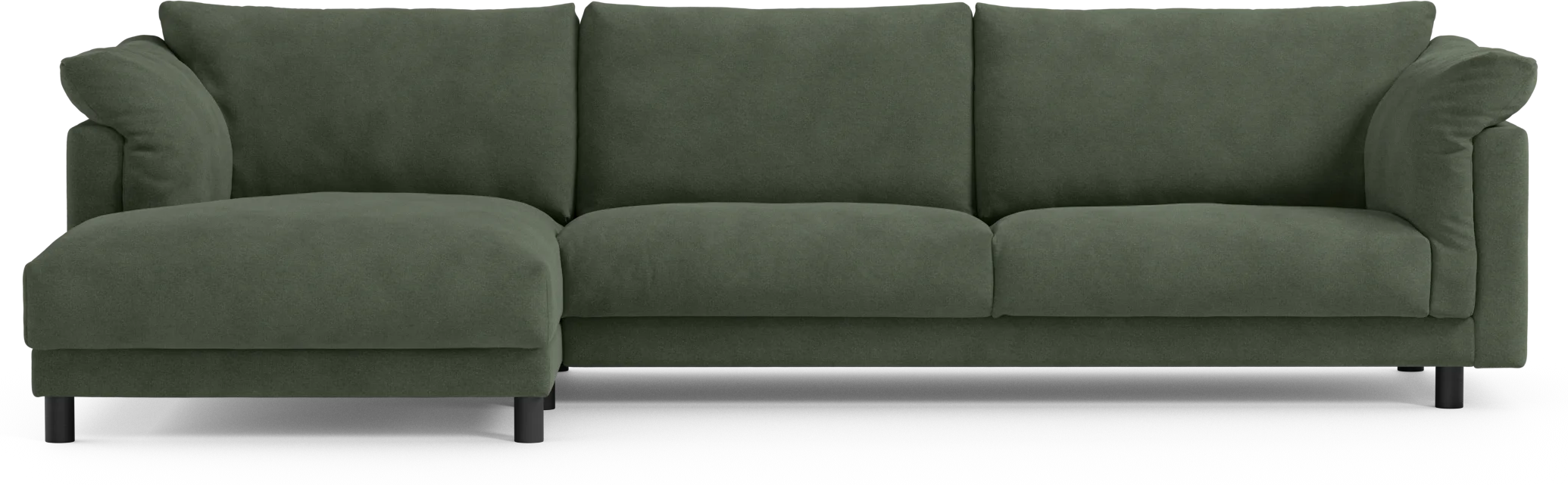 Cherrie 3-sits soffa med schäslong vänster, fast klädsel 9CWBT
