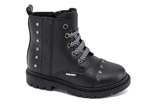 Pablosky 414115, Fashion Boot Flickor, Svart, 34 EU 8445543039407