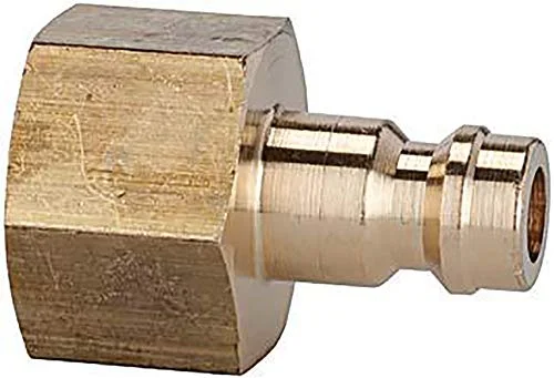 RIEGLER 107152-243.034 nippel för kopplingar NW 5, mässingstank, G 1/4 IG, SW 17, 1 st. 4047322057752