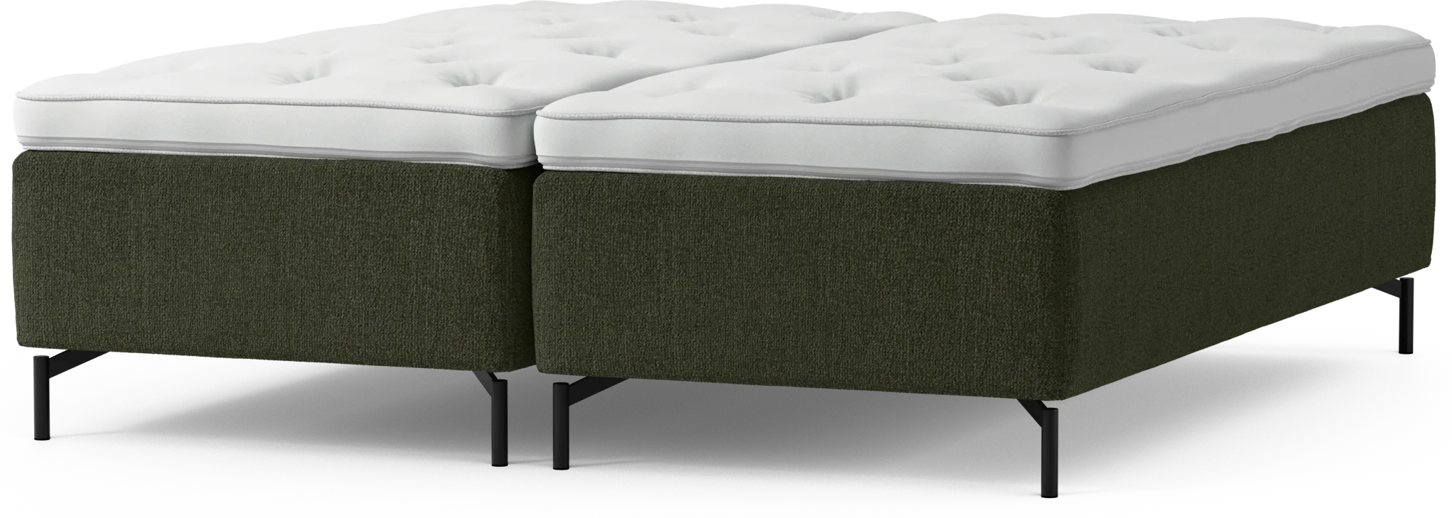 Delux Dream Ramsäng, dubbelsäng med bäddmadrass och sängben jXP7o