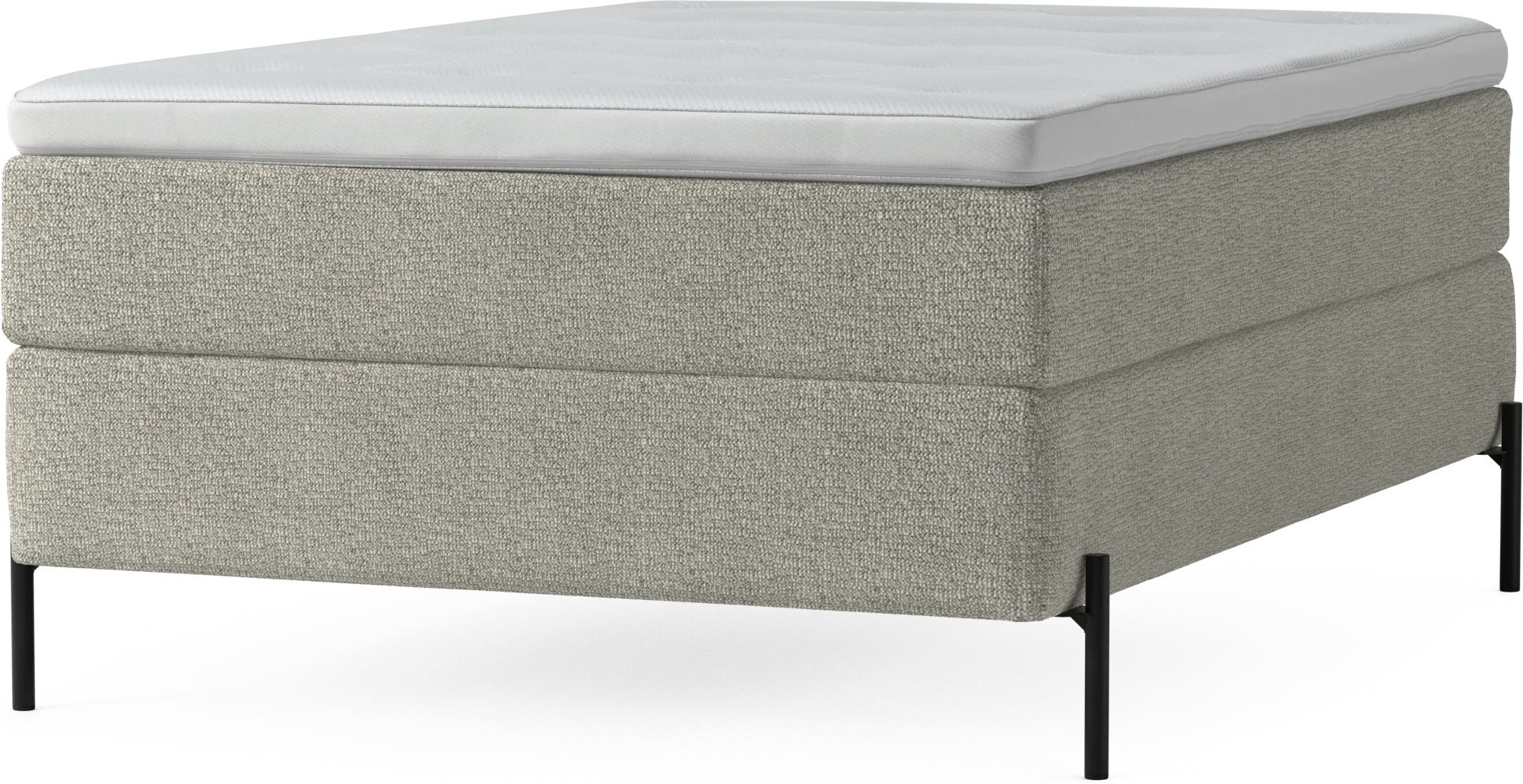 Delux Dream Kontinentalsäng, enkelsäng 140 cm med bäddmadrass och sängben 67aC4