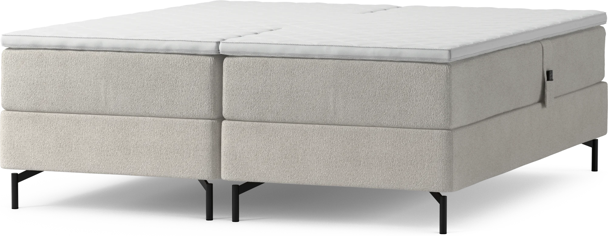 Delux Dream Ställbar säng, dubbelsäng med bäddmadrass och sängben 4r7Q5