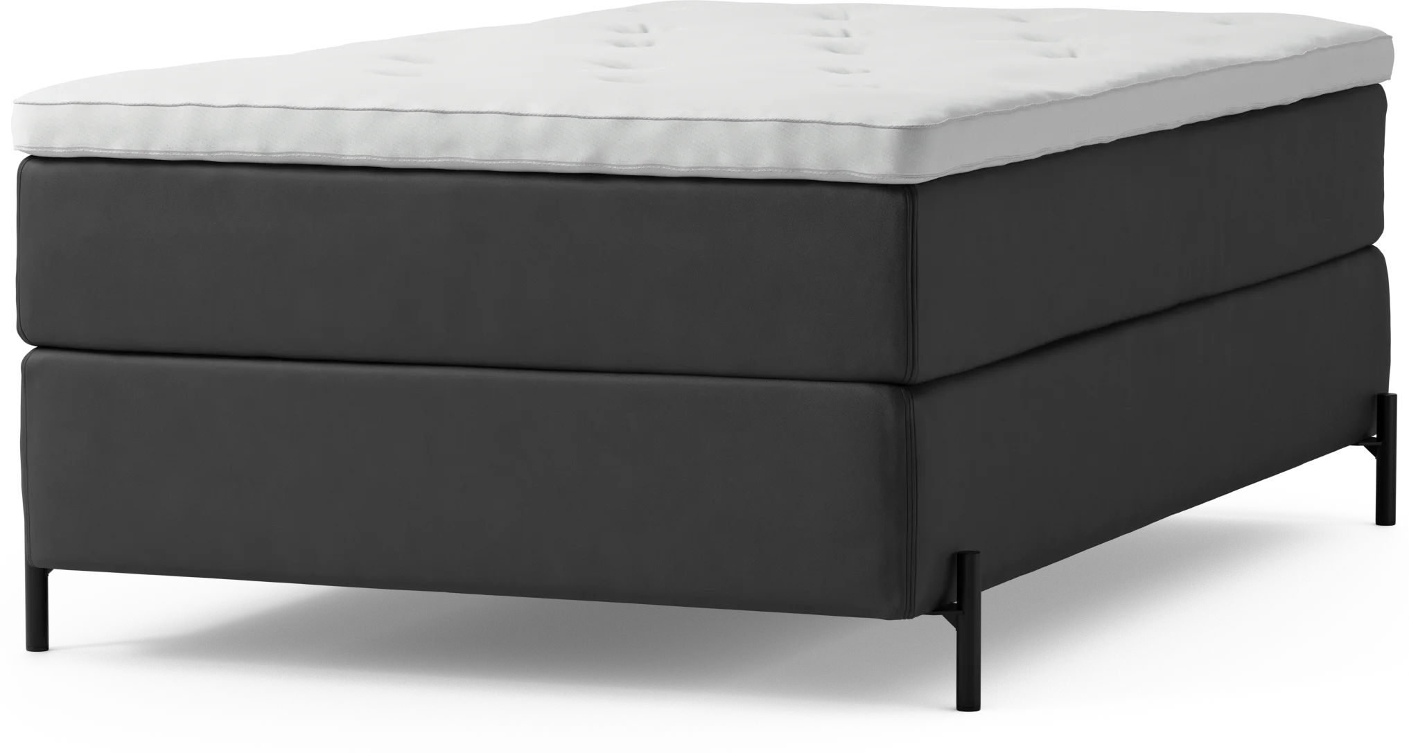 Delux Dream Kontinentalsäng, enkelsäng 120 cm med bäddmadrass och sängben GV0Sg