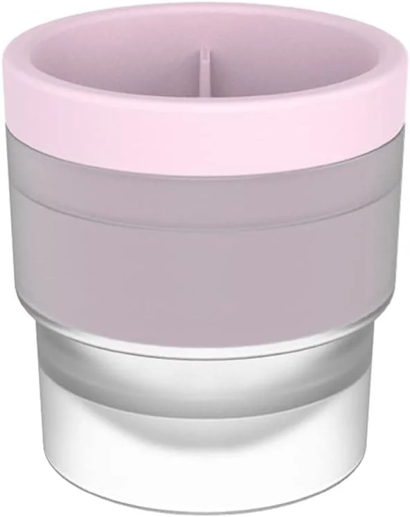 1-pack kreativa isbollsformar, hemgjorda whiskyisbollsformar, återanvändbara stora isbollsformar för köket (rosa) tangL-9515