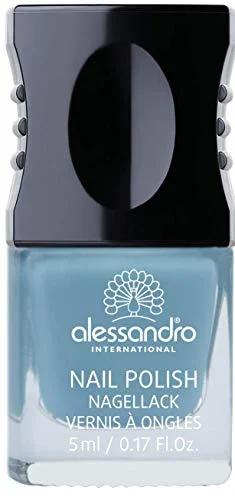 alessandro Nagellack Snowman's Blessings azurblå, 1 pack (1 x 5 ml) 4025087273693