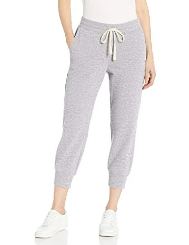 Amazon Essentials kvinnors fleece capri joggingbyxor (finns i plusstorlek), ljusgrå ljung, X Small 194223387045