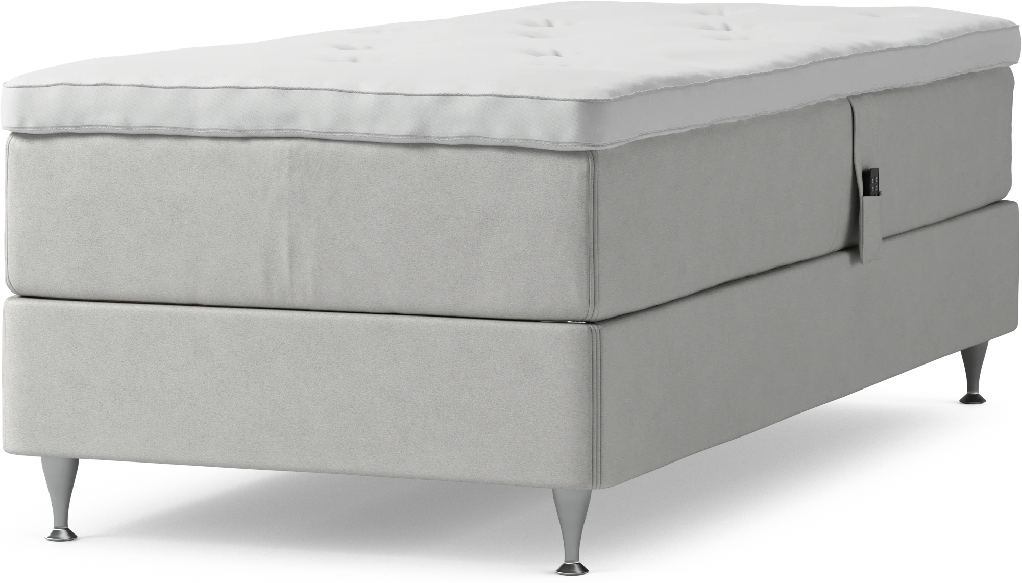 Delux Dream Ställbar säng, enkelsäng med bäddmadrass och sängben 3aC7l