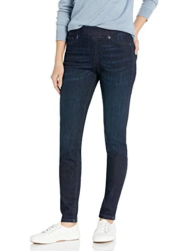 Amazon Essentials kvinnors stretch pull on jegging (finns i plusstorlek), mörk tvätt, 18 kort 194223327256