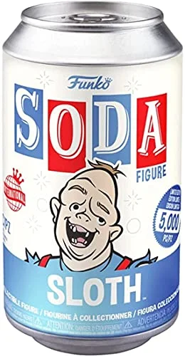 Funko Vinyl SODA: The Goonies Sloth 1/6 Quote för sällsynta Chase variantease (Styles May Vary) samlarfigur Presentidé Officiella handelsvaror filmfans 889698583275