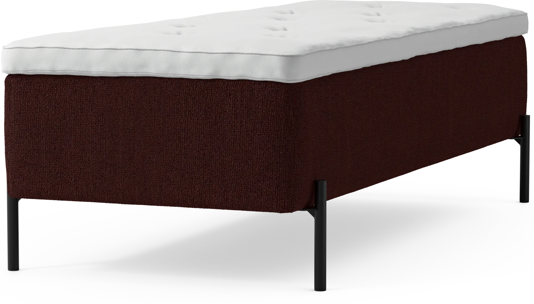 Delux Dream Ramsäng, enkelsäng med bäddmadrass och sängben VERW4