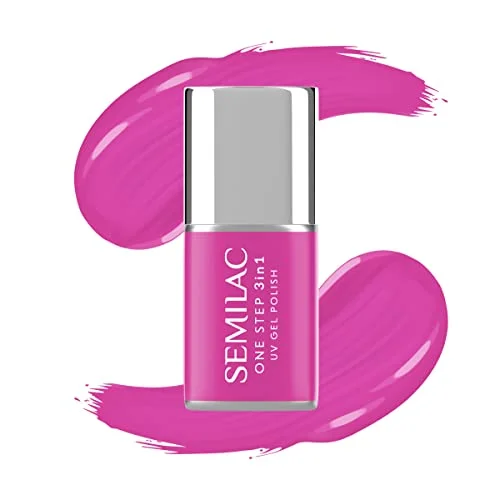 Semilac One Step 3 i 1 UV nagellack S685 rosa lila 7 ml 5902751454246