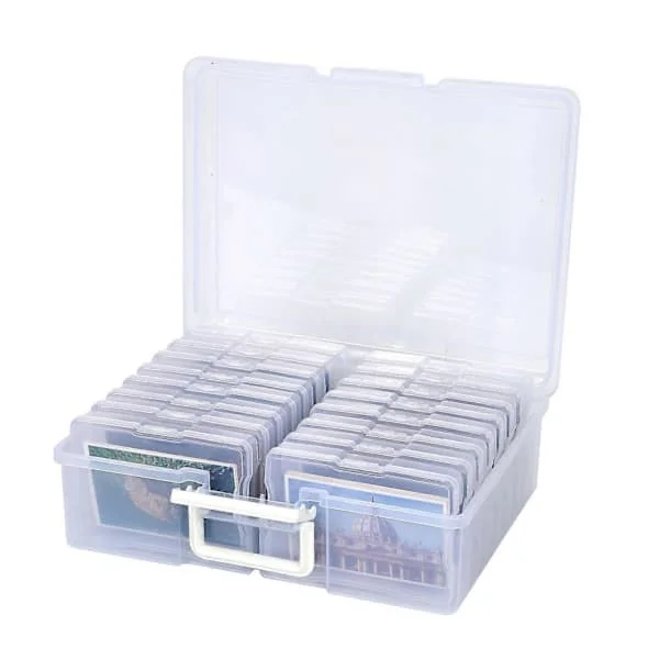 1 set fotoKompatibel medvaringslåda fotoorganisatör Kompatibel medvaringslåda fotolåda fotobehållare[LD] LD-NO7.9-1802