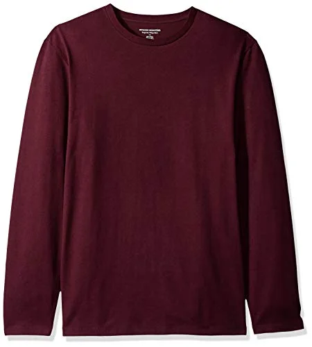 Amazon Essentials långärmad t shirt för män, vinröd, X Large 191770587270