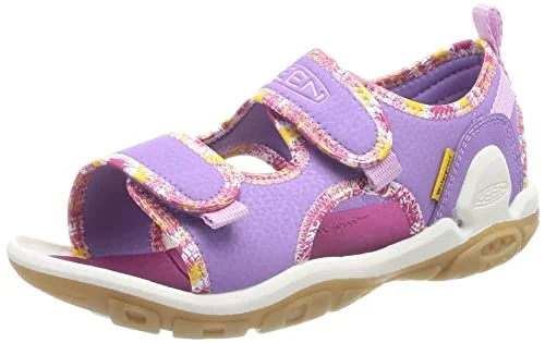 KEEN Kids Knotch Creek öppen tå sandaler, Violet English Lavender Festival Fuchsia, 20/21 EU 195208144189