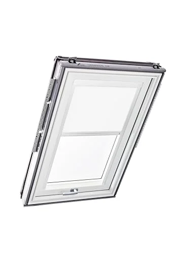 Original Roto Rollo Exclusiv ZRE för takfönster, dagsljuspersienn styrskena, vit, takfönsterserien, Designo R6/R8 i8 och Classic 64/84 med storlek 114/098 11/09 färg vit 5901337531128