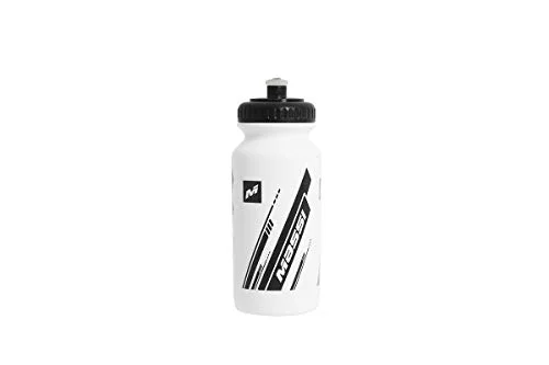 Massi Basic Bidon för Cykling, Vuxen Unisex, Vit/Svart, 500 CC 8430495342897