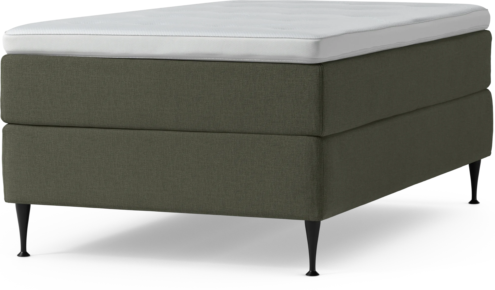 Delux Dream Kontinentalsäng, enkelsäng 120 cm med bäddmadrass och sängben YxHzV