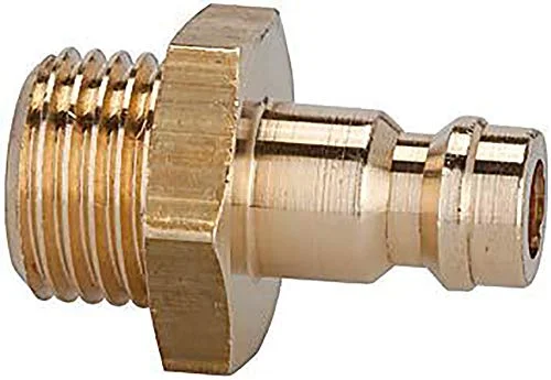 RIEGLER 107150 243.032/S nippel för kopplingar NW 5, mässingstank, G 3/8 AG, SW 19, 1 st. 4047322057691