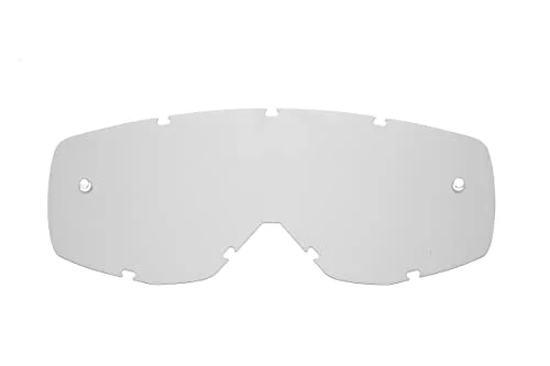 Seecle.it SE 415132 HZ Genomskinligt reservdelar arbetsglas, kompatibel för Scott Primal Hustle Tyrant Split motocrossglasögon/mask 8050705625871