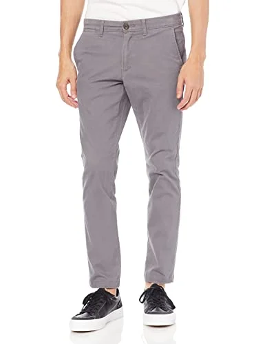 Amazon Essentials Herr Skinny Fit Casual Stretch Chino Byxa, Mörkgrå, 29 B x 28 L 193548335052