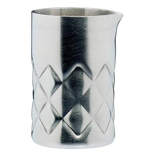 Piazza Cocktailmått i rostfritt stål, professionell dispenser för barutrustning, Barman Mixing Tin Style Kapacitet 75 ml 8009813501157