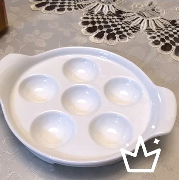 1 Snigelplatta Keramisk Escargot Bakform Köksredskap – Släpp Loss Din Kulinariska Kreativitet. Perfekt för Individuella Portioner av Dippsåser, Tapas, 2602M0629