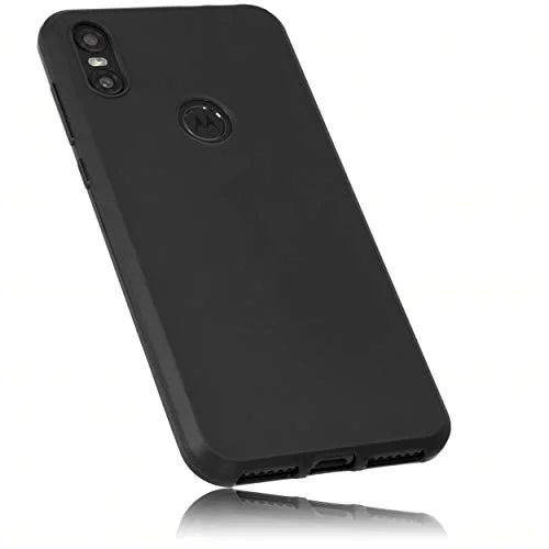 mumbi fodral kompatibelt med Motorola One mobiltelefonfodral svart 4251657900496