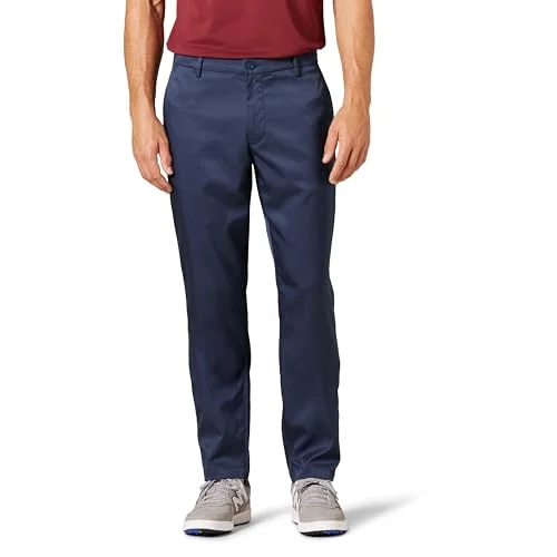 Amazon Essentials mäns atletisk passform stretchgolfbyxor (finns i stora och långa), marinblå, 29 B x 34 L 197153024912
