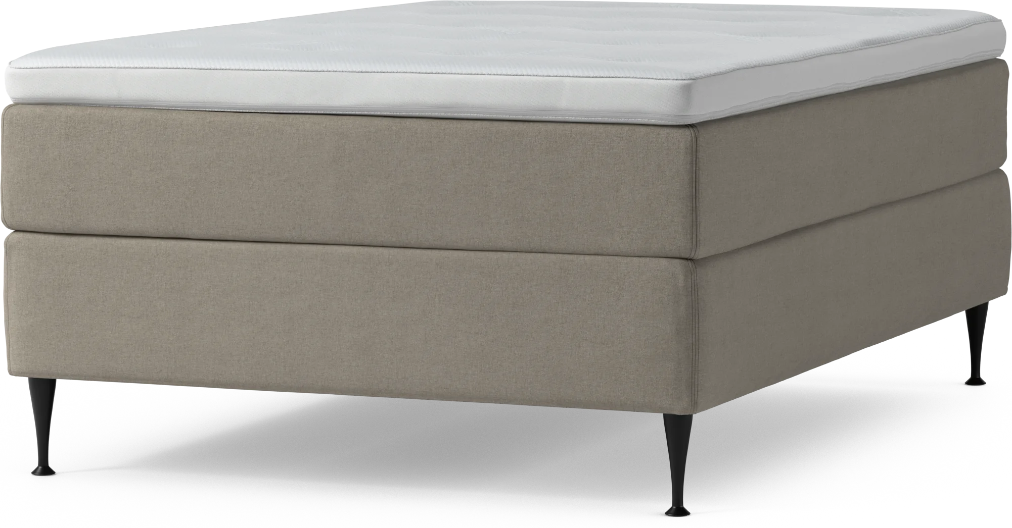 Delux Dream Kontinentalsäng, enkelsäng 140 cm med bäddmadrass och sängben 6sGLK