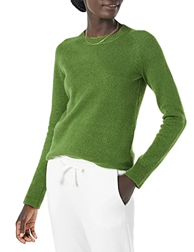Amazon Essentials dam klassisk passform mjuk beröring långärmad tröja med rund hals, grön, X Large 195111557847